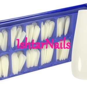 Box 100 Tips Unghie BALLERINA Mix Natural - Imagen 1